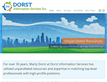 Tablet Screenshot of dorstsearch.com